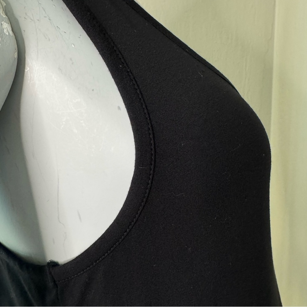 VINCE Black Jersey Tank Top Scoop Neck Modal Sleeveless Size Small - Picture 6 of 15